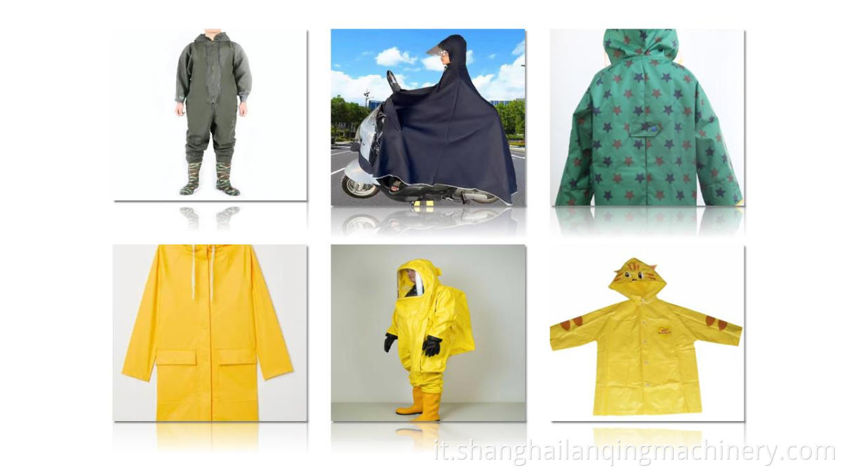 Raincoat Foot Stepping High Frequency Machine